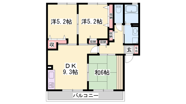 物件間取画像