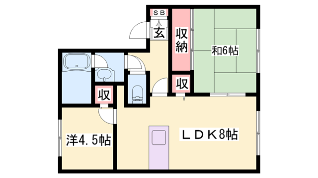 物件間取画像