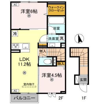 物件間取画像