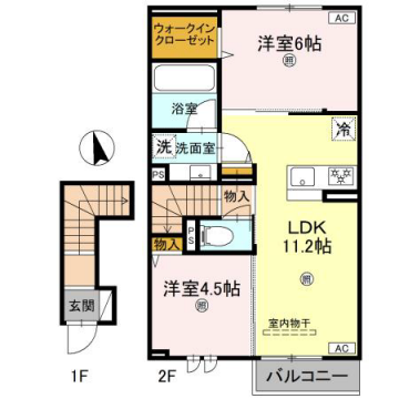 物件間取画像