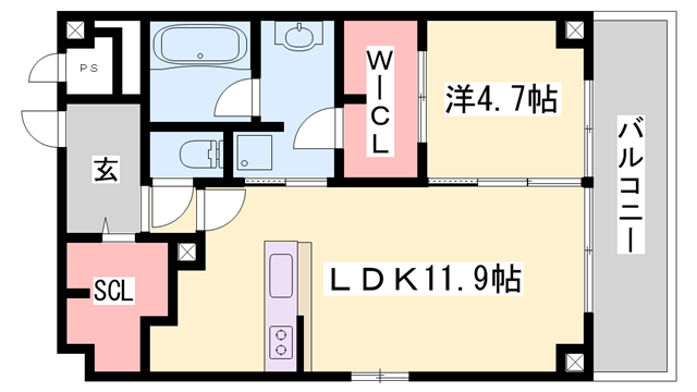物件間取画像