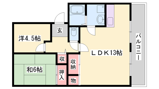 物件間取画像