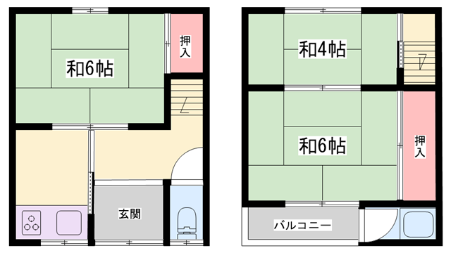 物件間取画像