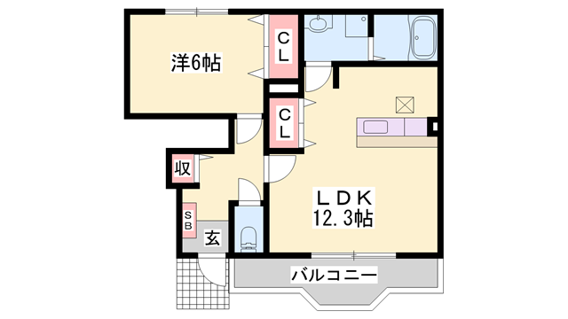 物件間取画像