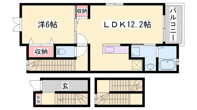 物件間取画像