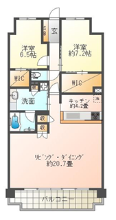 物件間取画像