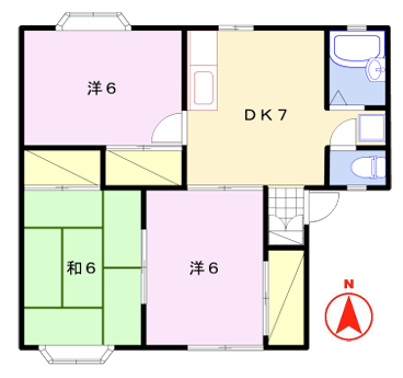 物件間取画像