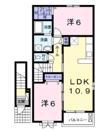 物件間取画像