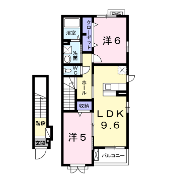 物件間取画像