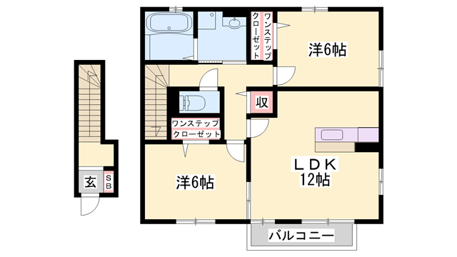 物件間取画像