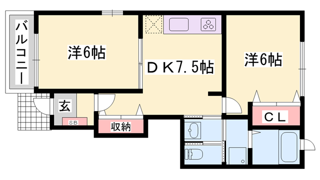 物件間取画像