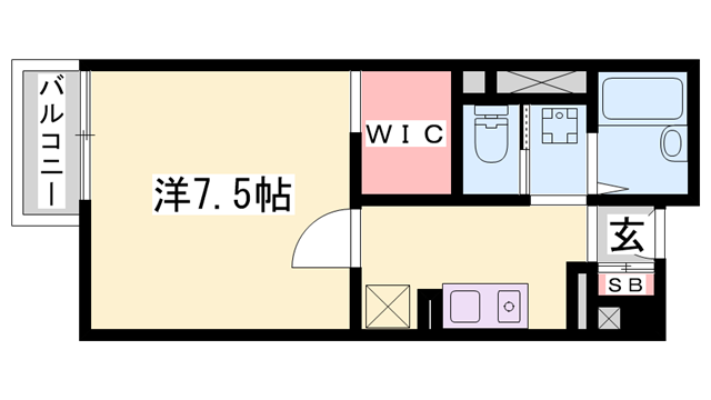 エスポワール加西の物件間取画像