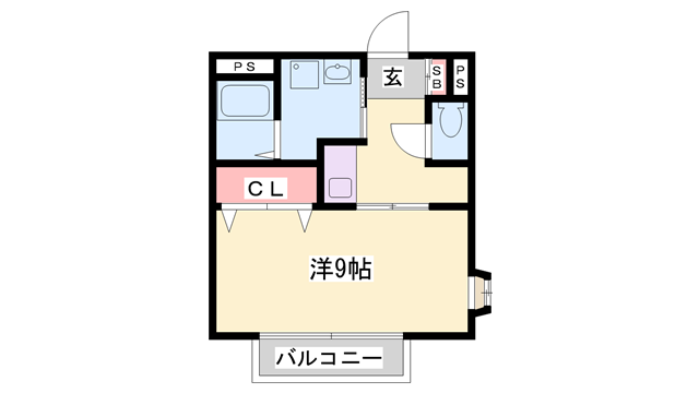 アヴェニュー谷川の物件間取画像