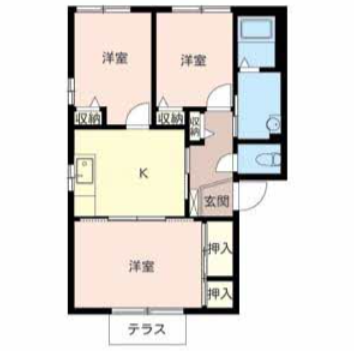 物件間取画像