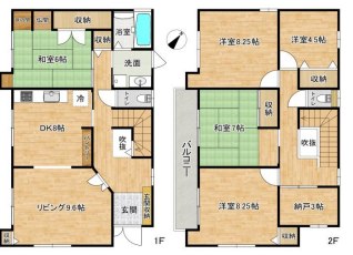 物件間取画像