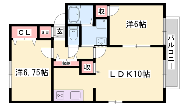 物件間取画像