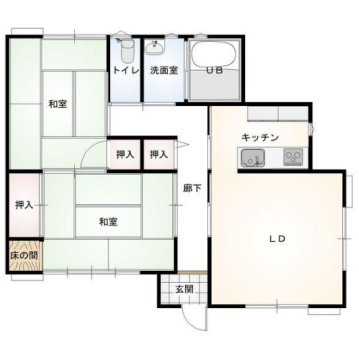 物件間取画像