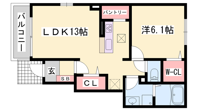 物件間取画像