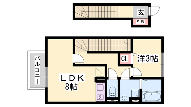 物件間取画像