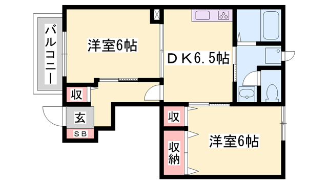 物件間取画像
