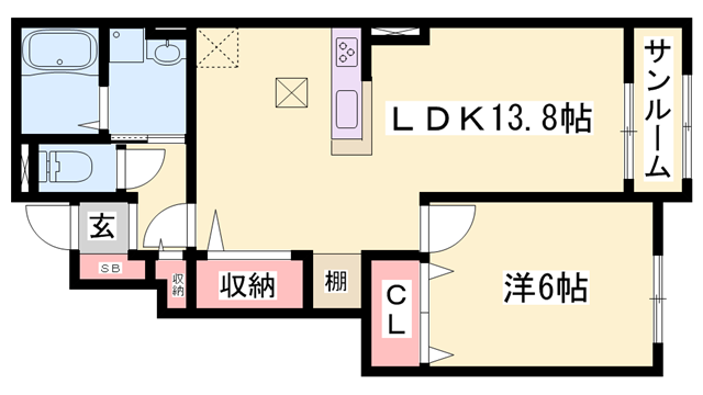 物件間取画像