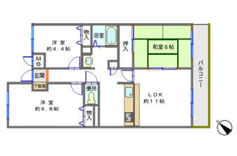 物件間取画像