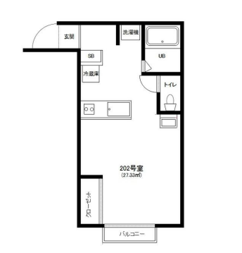 物件間取画像