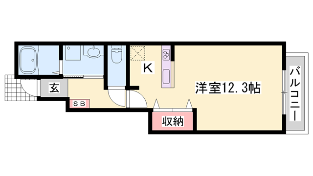 物件間取画像