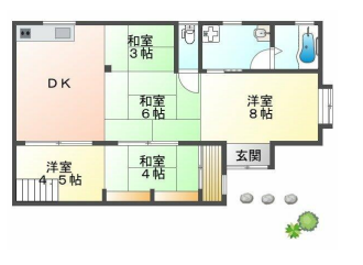 物件間取画像