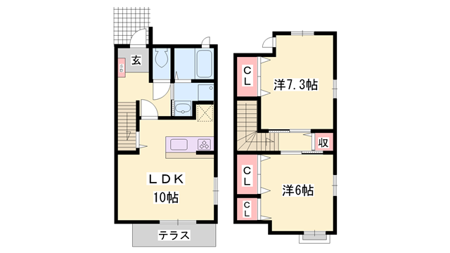 物件間取画像