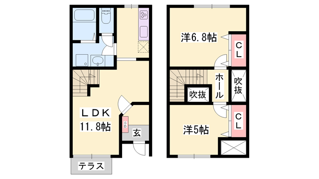 物件間取画像