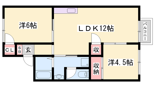 物件間取画像