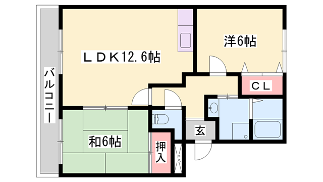 物件間取画像