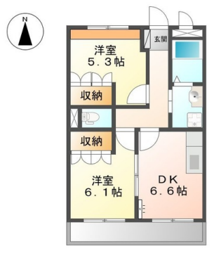 物件間取画像