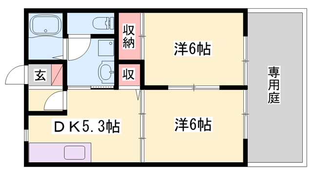 物件間取画像