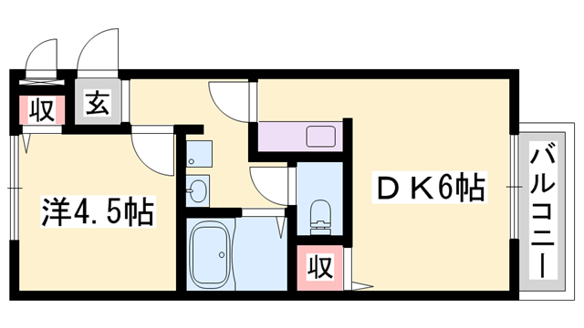 サンライフ・アイAの物件間取画像