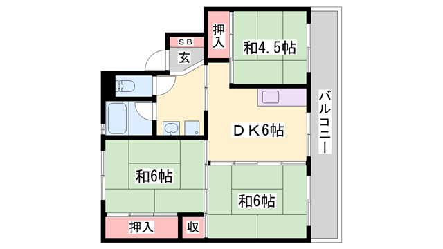 物件間取画像