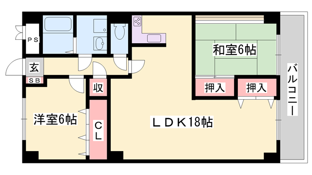 物件間取画像