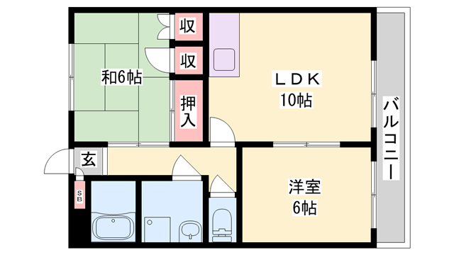 物件間取画像