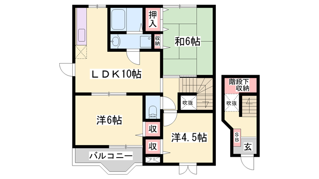 物件間取画像