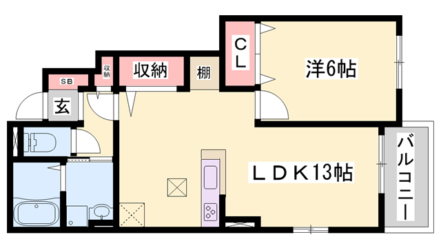 物件間取画像