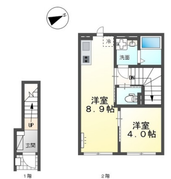 物件間取画像