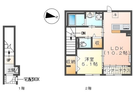物件間取画像