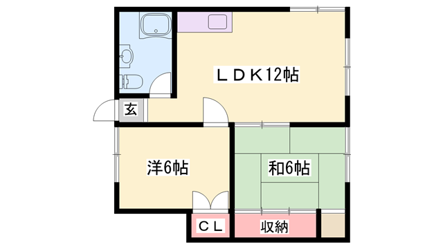 物件間取画像