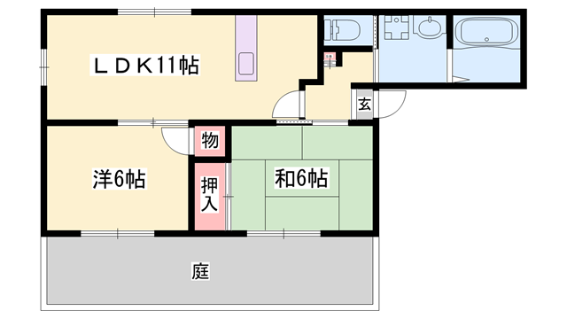 物件間取画像
