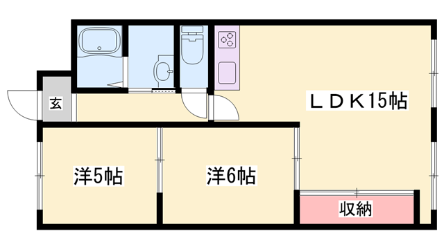 物件間取画像