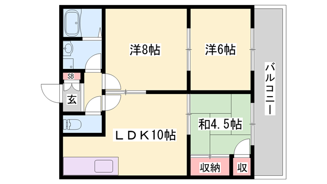 物件間取画像