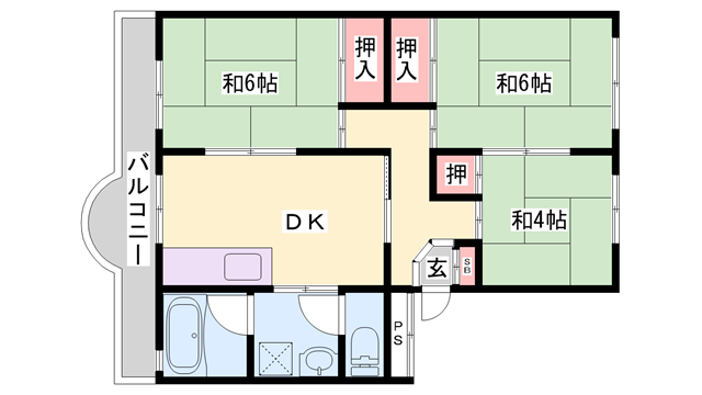 物件間取画像