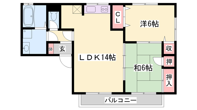 物件間取画像