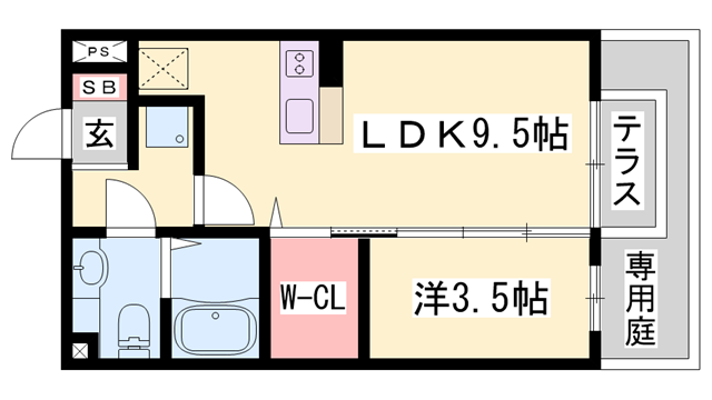 ローズガーデンの物件間取画像